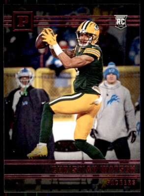 2022 Panini Chronicles Pink Christian Watson Rookie Green Bay Packers #PA-14