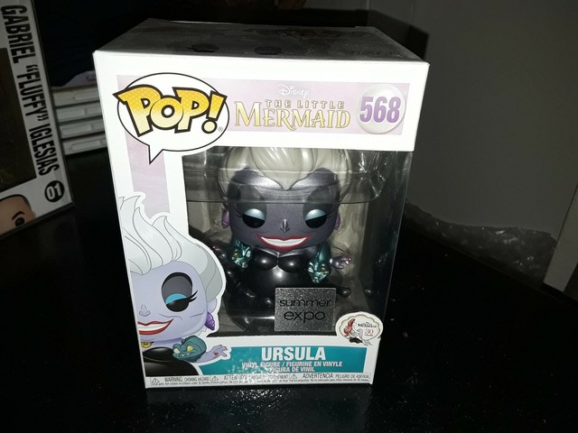 Funko Pop Little Mermaid #568 Metallic Ursula Summer Expo D23 Exclusive Boxlunch | eBay