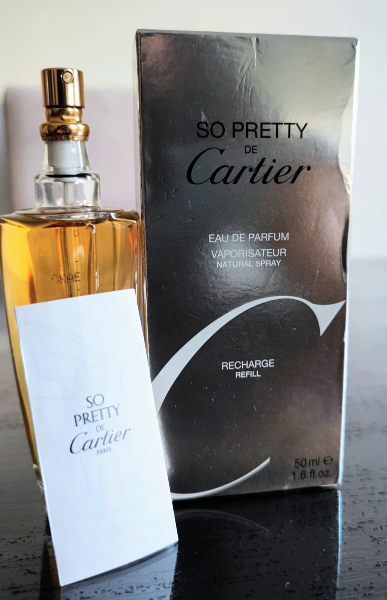 So Pretty By Cartier For Women 50ml 1.7 fl oz EDP Refill NIB NO