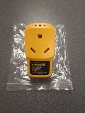 RV Surge Protector 30 Amp, Adapter Circuit Analyzer with Indicator Light Yellow