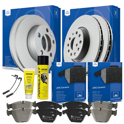 ATE CERAMIC Bremsensatz + Ceratec + Bremsenreiniger + WK MERCEDES A-KLASSE VO