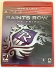 NEW SEALED PS3 Saints Row The Third Greatest Hits Red Case Playstation 3 Game