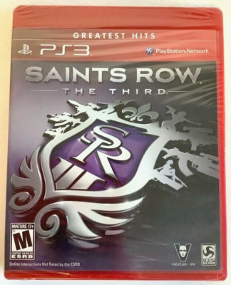 NEW SEALED PS3 Saints Row The Third Greatest Hits Red Case Playstation 3 Game