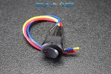 ROCKER SWITCH ON OFF RED TOGGLE LED 12V 16 AMP 3 PIN IS-EC-RS1216RED