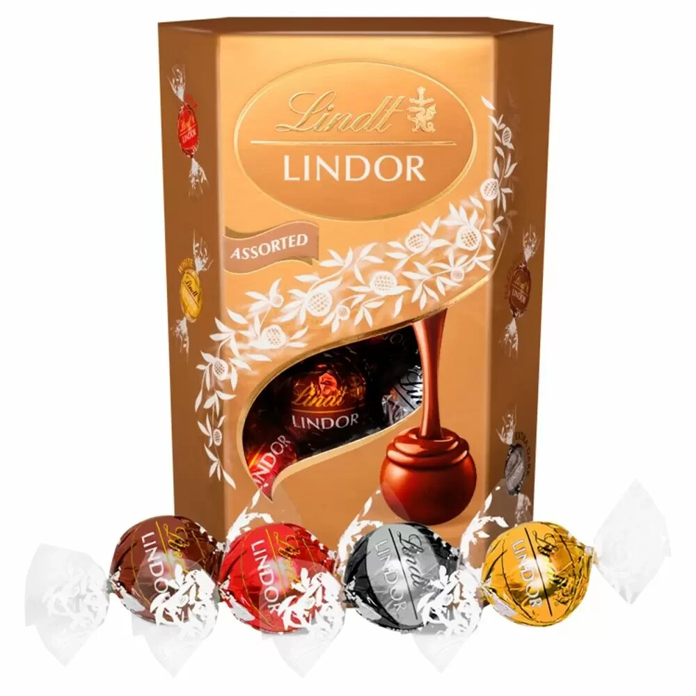 LINDT Lindor Assorted Chocolates Truffles Box 200g | eBay