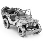 Fascinations ICONX Willys MB Overland U.S. Army Truck Metal Earth 3D Model Kit