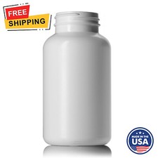 300 CC White HDPE Pill Packer Plastic Bottle 45/400 Neck - Case of 280 Bottles
