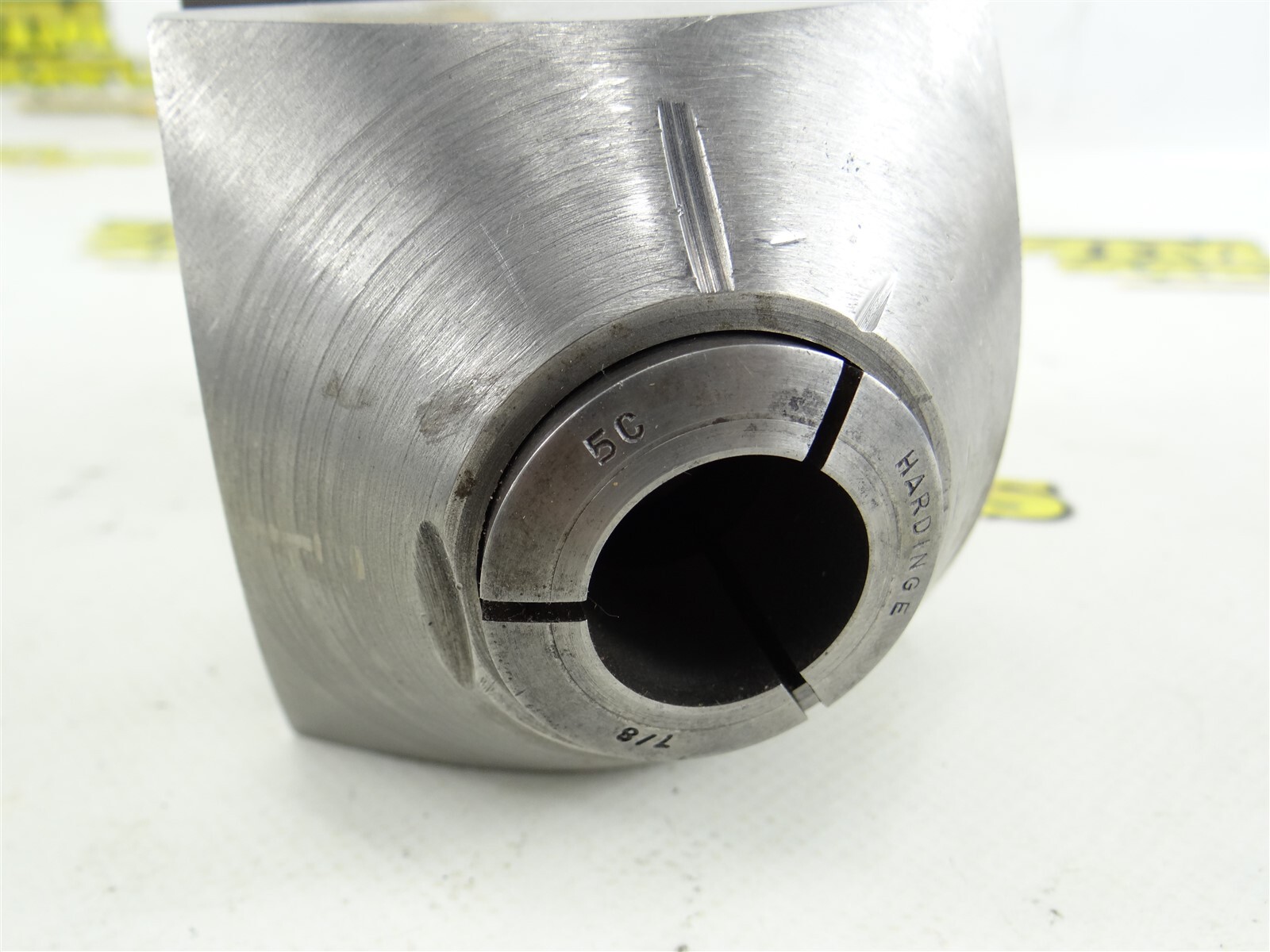 Collet Stop Metalworking Lathes Hardinge 34 In Swing Over Bed PET-U 5C Adjustable ...
