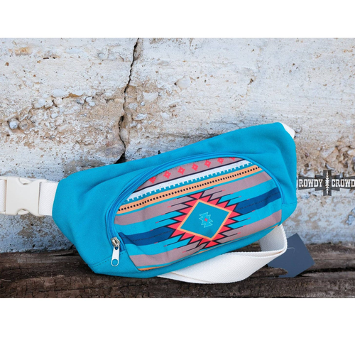Far Out Aztec Western Southwestern Sling Gürteltasche Fanny Pack schwarz