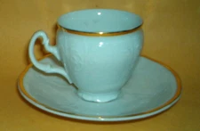 BERNADOTTE - BOHEMIA - Czech Republic - DEMITASSE - Stunning CUP & SAUCER