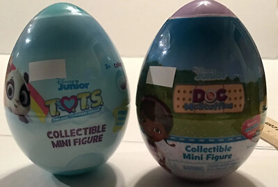 Girls Easter Basket Filler Lot, Disney Jr Doc McStuffins and Tot Mini figure Egg