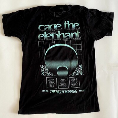 Cage the Elephant Night Running Tour T-Shirt Unisex Tee All size S-4XL BO917