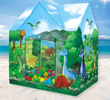 Childrens Kids Dinosaur Play Tent, House Style