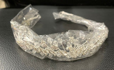 Venus Jewelry Hearts Love Rhinestone Crystal Pageant Silver Crown Tiara