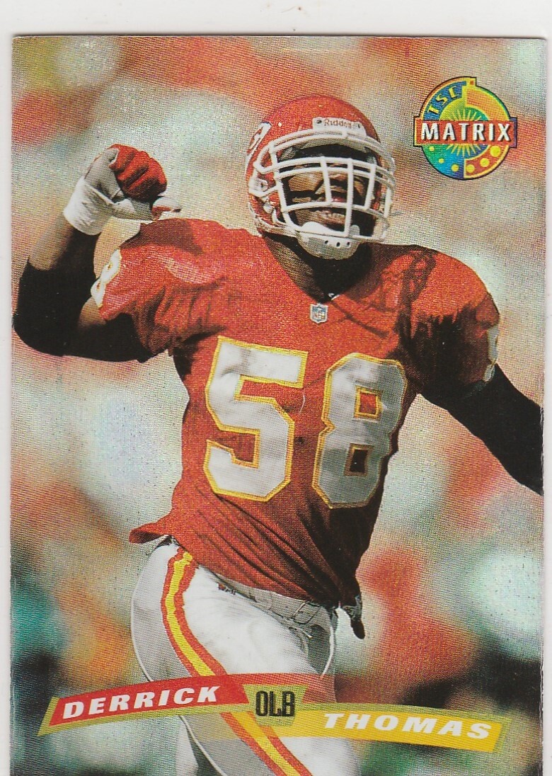 1996 Stadium Club Dot Matrix #128 Derrick Thomas 053-G