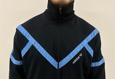 Vintage Adidas 1980s 80s Track Jacket Mens size L | eBay