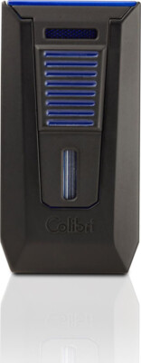 COLIBRI - ZIGARREN - FEUERZEUG - SLIDE II - BLAU SCHWARZ - RUNDCUTTER 7 MM - NEU