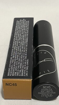 MAC Studio Fix Soft Matte Foundation Stick Shade NC45 Full Size
