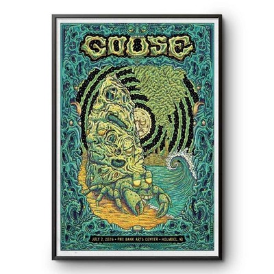 Goose July 02 2026 PNC Bank Arts Center Holmdel NJ Tour Poster