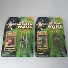 Lot of 2 New Hasbro Star Wars Power of the Jedi Jedi Force File Collection 1 2