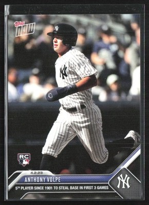 Anthony Volpe 2023 Topps Now RC PR4237 C #31 New York Yankees