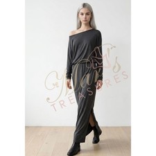 NWOT All Saints Gray Zeta Sleeve Mai Dress