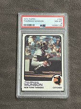 1973 Topps Thurman Munson #142 PSA 8 NM-MT New York Yankees Vintage!