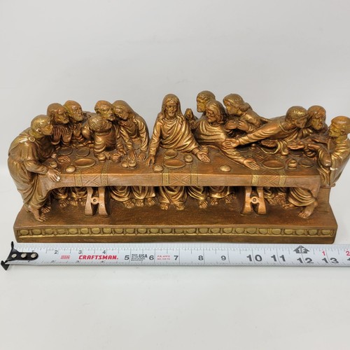 Estatua de tiza firmada por La Última Cena de colección MCM 13,5" - Imagen 9 de 11