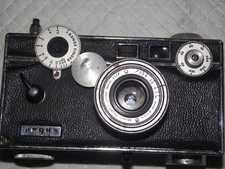 Argus MODEL C3 SPEED 35mm Rangefinder Camera with Cintar 50mm f/3.5 Lens IN BOX