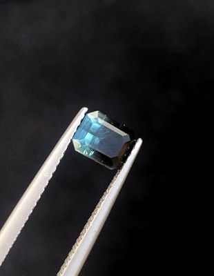 1.19 Carat Natural Tourmaline Bi-Color Stunning Faceted Loose Gemstone 