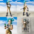 13.5cm Anime Dragon Ball Figures Bulma Goku Action Figure Movable PVC Collection