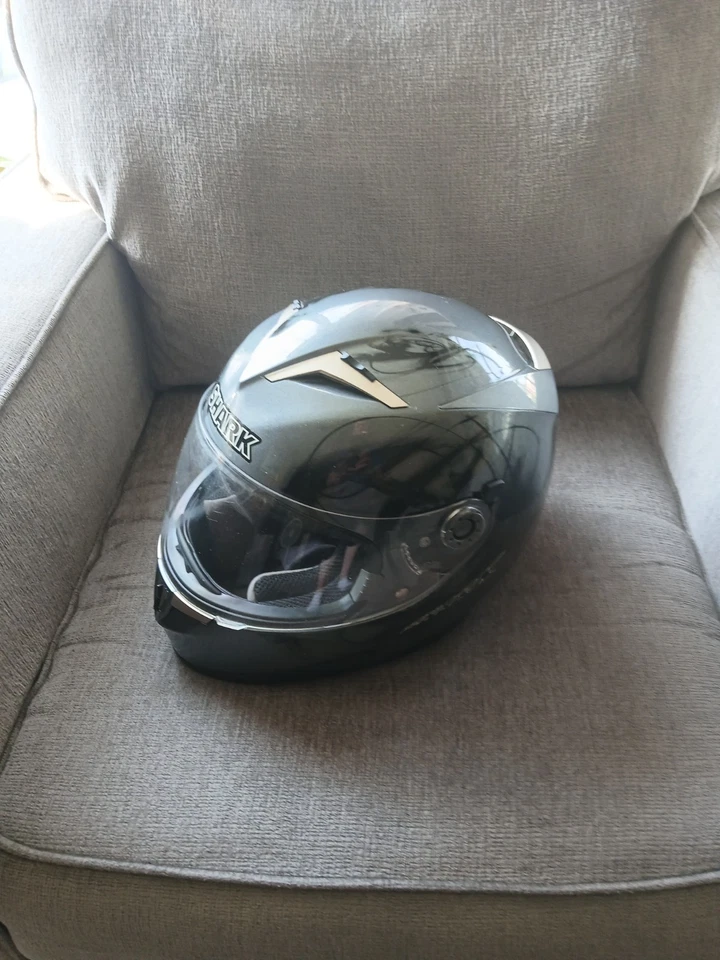 SHARK S 900 X62 AIR BRUSHED GRAFFITI GLOW SERIES MOTORCYCLE HELMET SIZE L $175 - Image 2 of 4