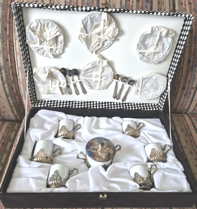 RARE Tognana Made In Italy Early 1900's Expesso Set NM Condition!!