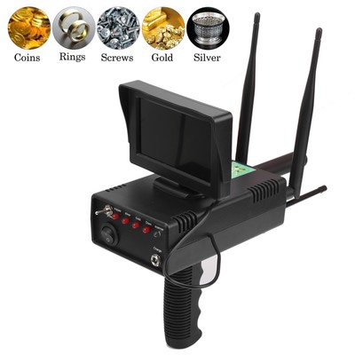 Long Range Underground Metal Finder Gold Silver Copper Gems Detector Treasure CB