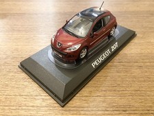 Mint in original packaging 1/43 Norev Peugeot 207 3-door facelift 2009 red