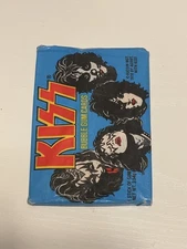Vintage 1978 KISS Series 1 Bubble Gum Cards Wax Pack Sealed