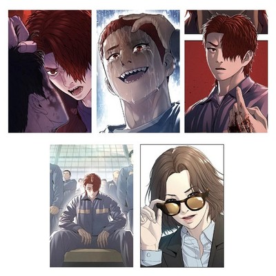 [JUVENILE OFFENDER] OFFICIAL GOODS MD POST CARD [5 Type] Naver Korea Webtoon