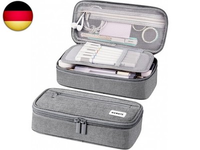 WEMATE Federmäppchen Federtaschen Mäppchen Etui Stifte 5 Fach, Große Kapazität P