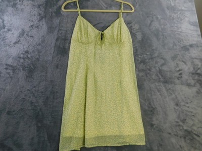 Divided H&M Dress Womens Large Floral Yellow Summer Recycled Sundress Cottage