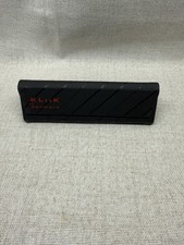 Kliik Denmark Eyeglass Case   Hard Shell Protective Case Triangle Shape Black