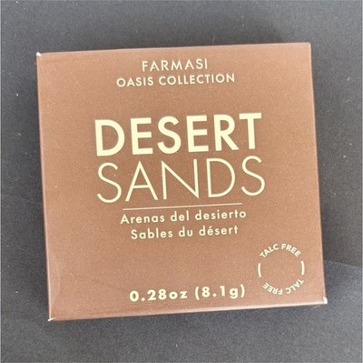 Farmasi Oasis Desert Sands Eyeshadow Palette Talc-Free Shimmer/Glitter 0.28oz