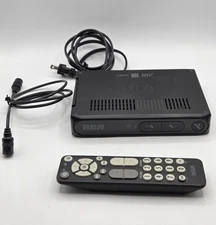 RCA Digital To Analog TV Converter Box with Big Button Remote Control DTA800B1