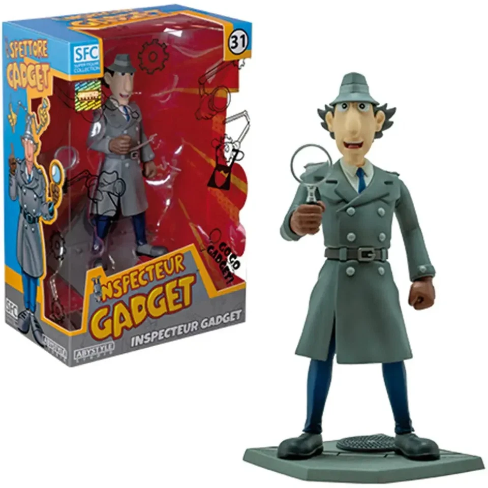 Figura Inspector Gadget (6.69") - Estilo ABY - Serie Colección Super Figura (SF Foto 2 de 4