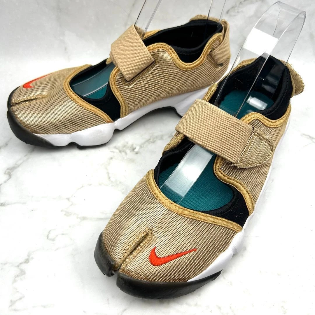 NIKE AIR RIFT ナイキ エアリフト ゴールド 金 24㎝ ベージュ♪ Nike Air Rift Metallic Gold for sale | eBay