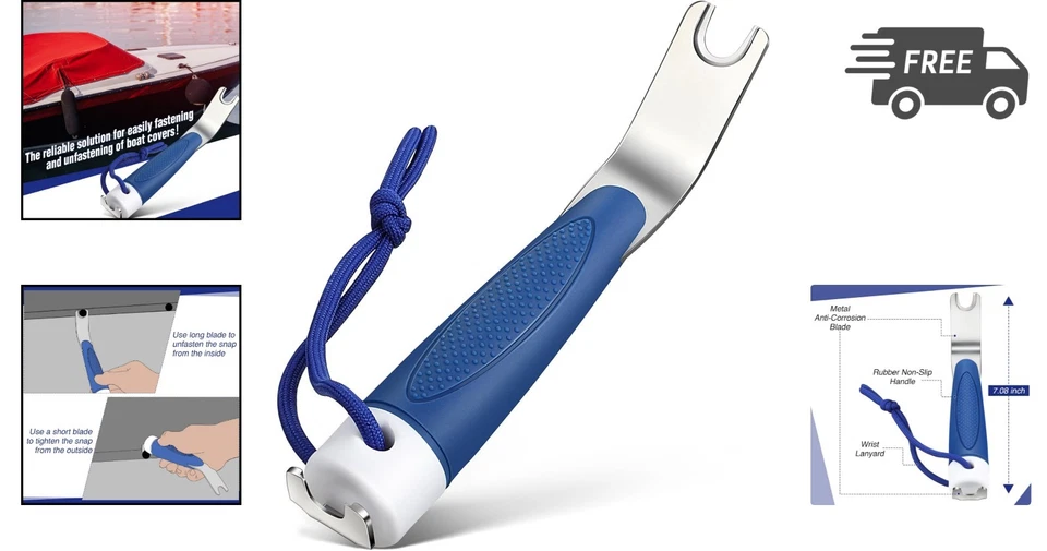 Snap Tool for Boat Canvas Covers Durable Release Tool Prevents Fabric Damage - Image 2 of 4