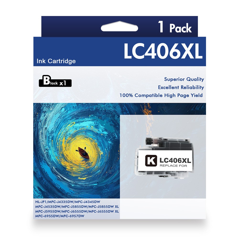 Compatible with LC 406XL LC-406 Extra Capacity Ink Cartridge for ...