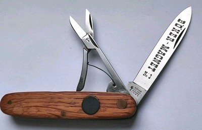 Böker Magnet No.3 Solingen Germany INOX Messer NOS Vintage Holzgriff