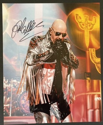 JUDAS PRiEST  Rob Halford  Original 100% Autograph mit COA Motörhead SAXON
