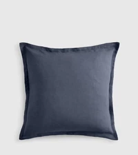 NWT QUINCE EUROPEAN LINEN EURO PILLOW SHAM 26 X 26 NIGHTFALL MSRP $29.90