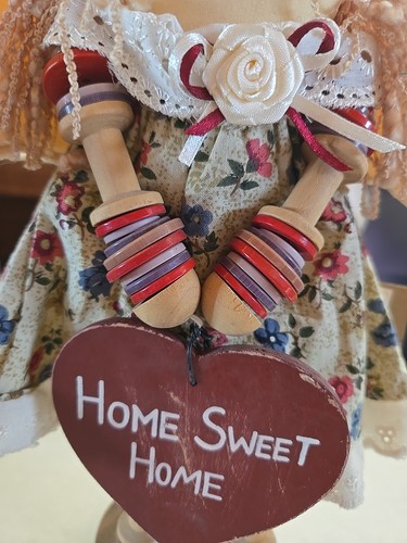 Homespan Creations Angel Doll "HOME SWEET HOME" - Picture 3 of 5